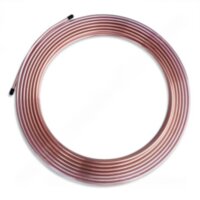 Рафинированная медная труба 3/8" 9.52х0.65х15000 мм.