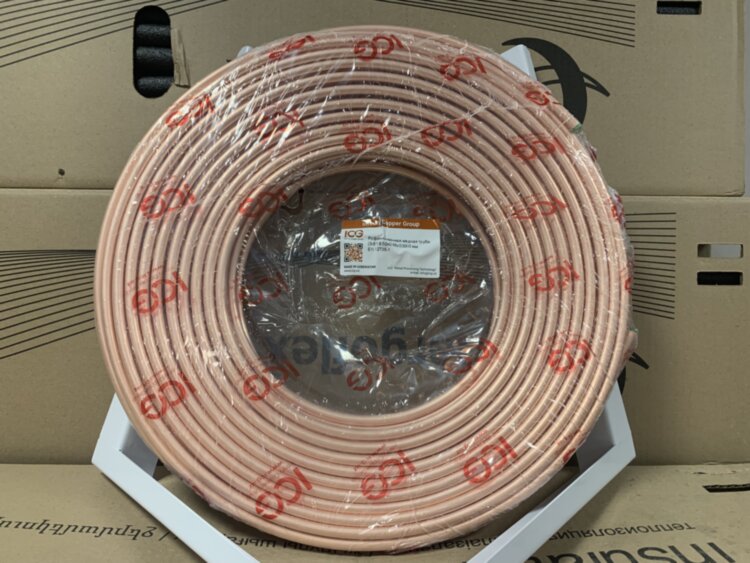 Кондиционеры Рафинированная медная труба 3/8" 9.52х0.65х50000 мм.